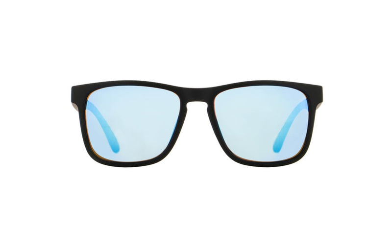 Load image into Gallery viewer, Red Bull Unisex Spect Edge Sunglasses Black with Blue Mirror EDGE-002P
