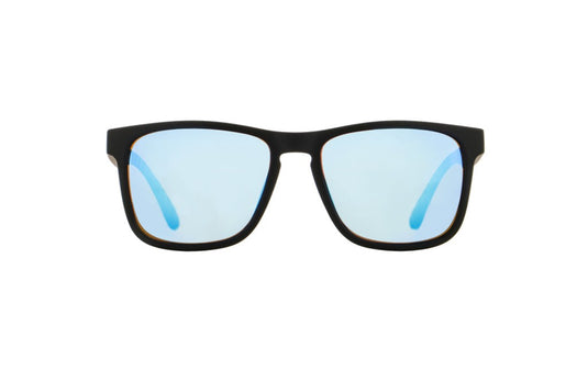 Red Bull Unisex Spect Edge Sunglasses Black with Blue Mirror EDGE-002P