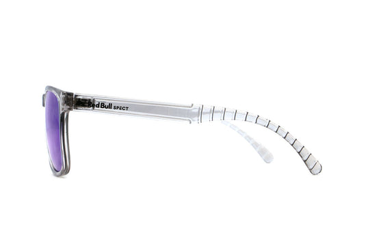 Red Bull Unisex Spect Edge Sunglasses Clear Smoke with Green-Purple Mirror EDGE-005P