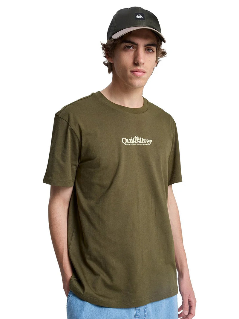 Load image into Gallery viewer, Quiksilver Men's Fineline T-Shirt Grape Leaf EQYZT08174-CRE0
