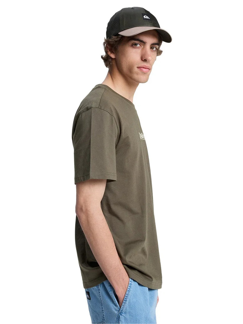 Load image into Gallery viewer, Quiksilver Men's Fineline T-Shirt Grape Leaf EQYZT08174-CRE0
