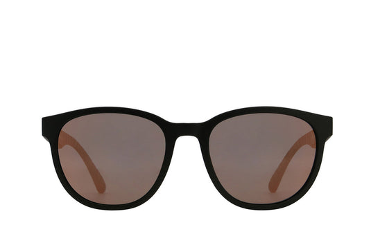 Red Bull Unisex Spect Esme Sunglasses Matte Black with Rose Mirror ESME-002P