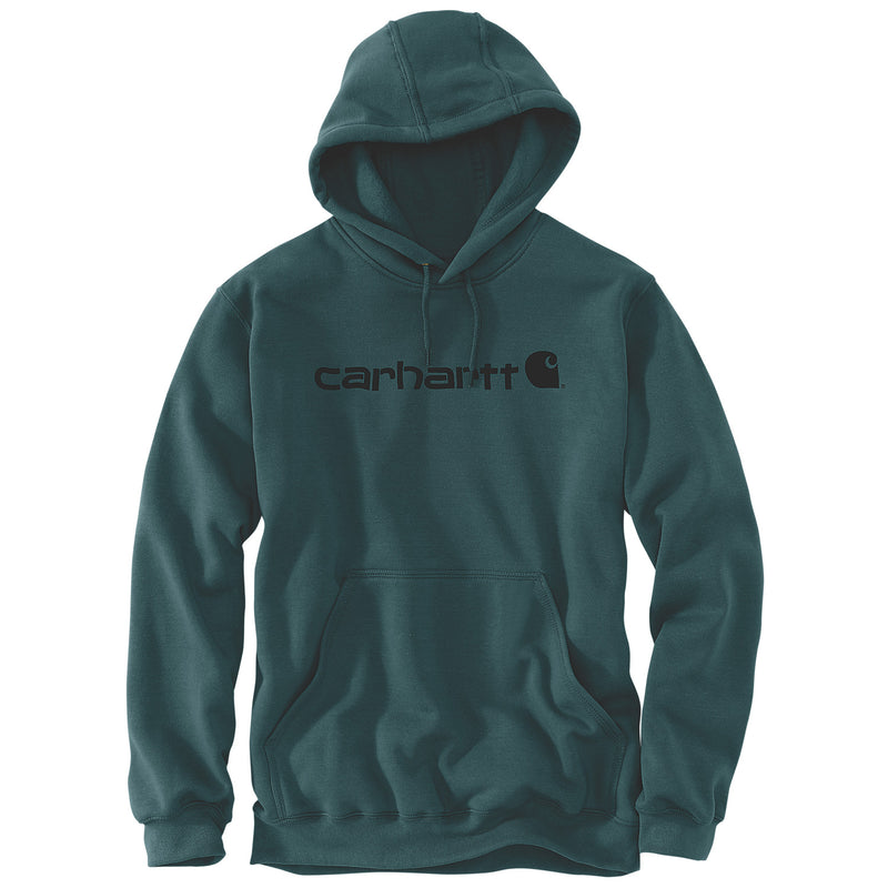 Load image into Gallery viewer, Carhartt Mens&#39; Loose Fit Midweight Logo Graphic Sweatshirt Greenstone 100074-GM1
