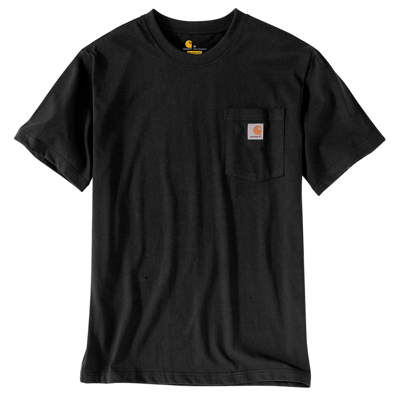 Load image into Gallery viewer, Carhartt Men's Relaxed Fit Heavyweight Pocket T-Shirt Black 103296-001
