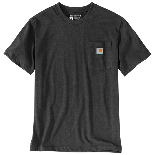 Carhartt Men's Relaxed Fit Heavyweight Pocket T-Shirt Carbon Heather 103296-CRH