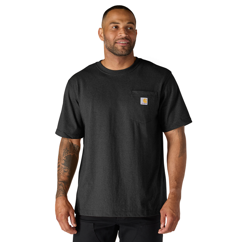 Load image into Gallery viewer, Carhartt Men's Relaxed Fit Heavyweight Pocket T-Shirt Carbon Heather 103296-CRH
