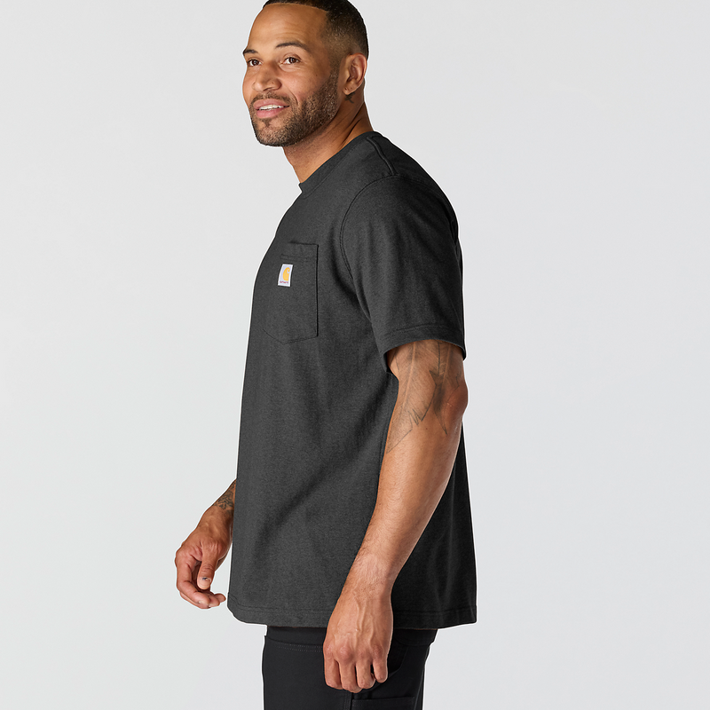 Load image into Gallery viewer, Carhartt Men's Relaxed Fit Heavyweight Pocket T-Shirt Carbon Heather 103296-CRH
