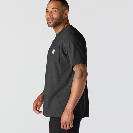 Carhartt Men's Relaxed Fit Heavyweight Pocket T-Shirt Carbon Heather 103296-CRH