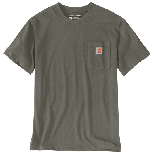 Carhartt Men's Dearborn Relaxed Pocket T-Shirt Dusty Olive 103296-DOV