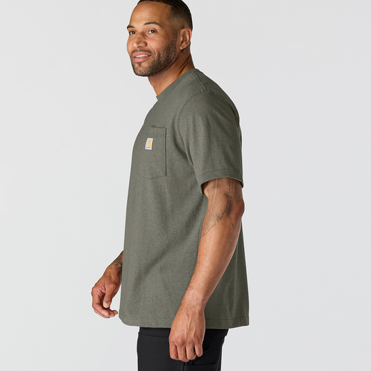 Carhartt Men's Dearborn Relaxed Pocket T-Shirt Dusty Olive 103296-DOV