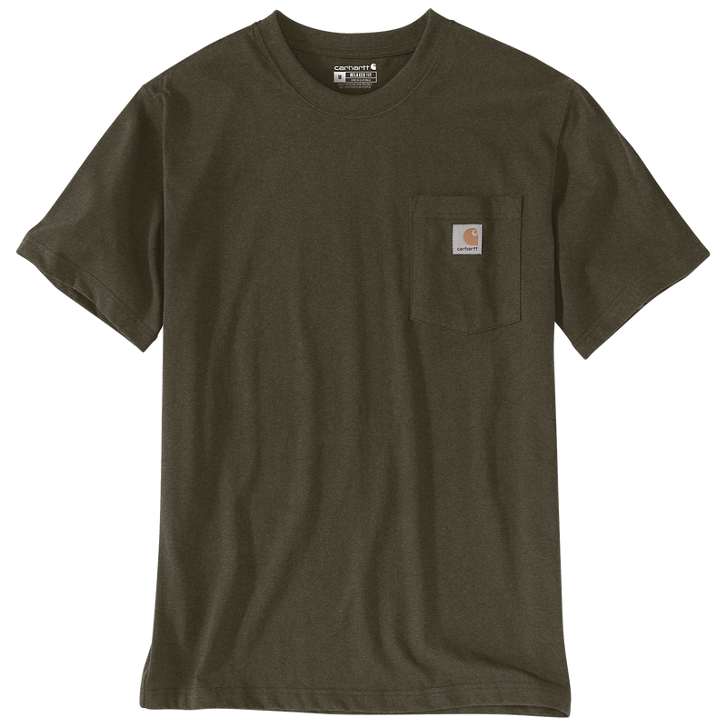 Load image into Gallery viewer, Carhartt Men's Dearborn Relaxed Pocket T-Shirt Burnished Logs Heather 103296-GO5

