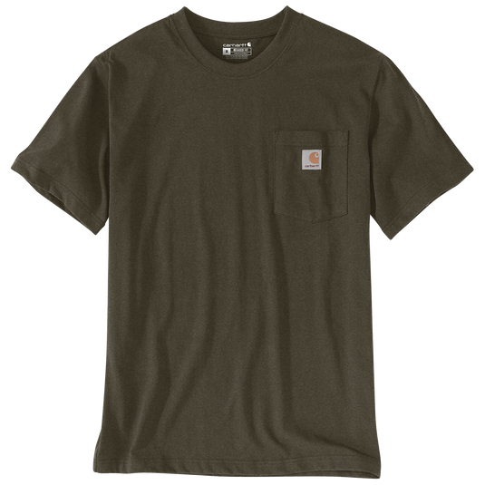 Carhartt Men's Dearborn Relaxed Pocket T-Shirt Burnished Logs Heather 103296-GO5