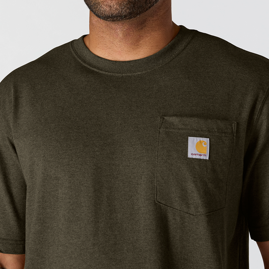 Carhartt Men's Dearborn Relaxed Pocket T-Shirt Burnished Logs Heather 103296-GO5