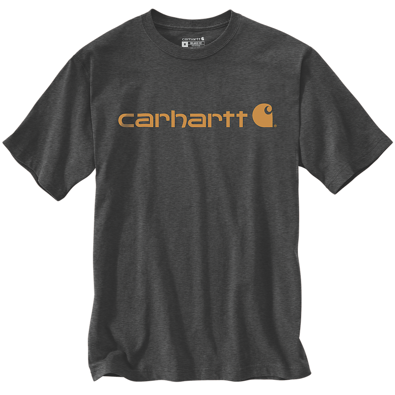Load image into Gallery viewer, Carhartt Men's Dearborn Relaxed Logo T-Shirt Carbon Heather 103361-CRH
