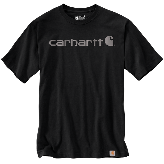 Carhartt Men's Dearborn Relaxed Logo T-Shirt Black/Gray 103361-N21