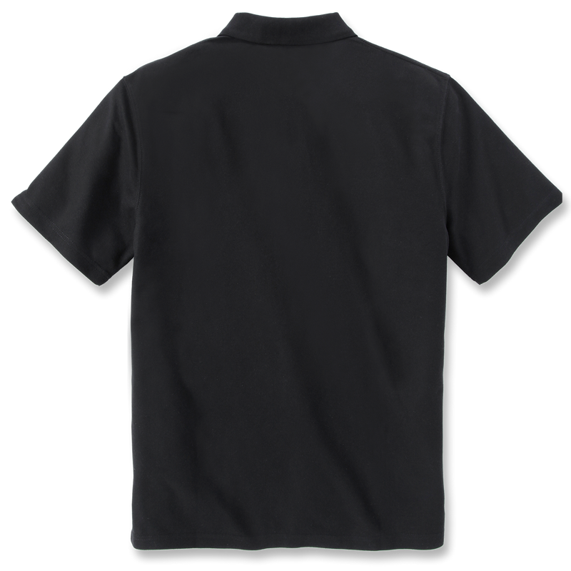 Load image into Gallery viewer, Carhartt Men's Loose Fit Midweight Pocket Polo T-Shirt Black 106685-BLK
