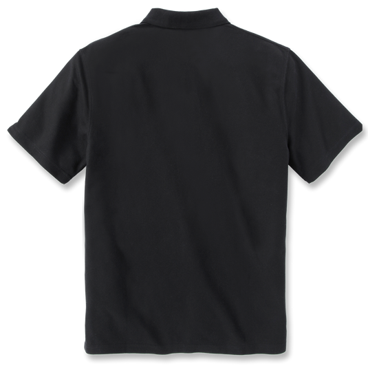 Carhartt Men's Loose Fit Midweight Pocket Polo T-Shirt Black 106685-BLK