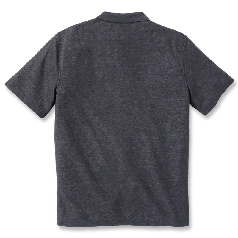 Load image into Gallery viewer, Carhartt Men's Loose Fit Midweight Pocket Polo T-Shirt Carbon Heather 106685-CRH
