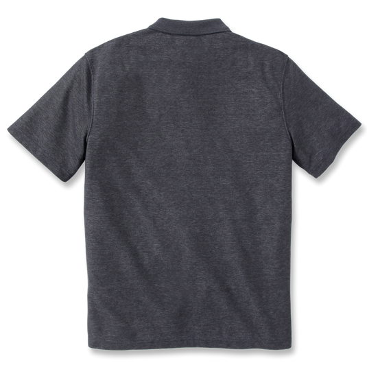Carhartt Men's Loose Fit Midweight Pocket Polo T-Shirt Carbon Heather 106685-CRH