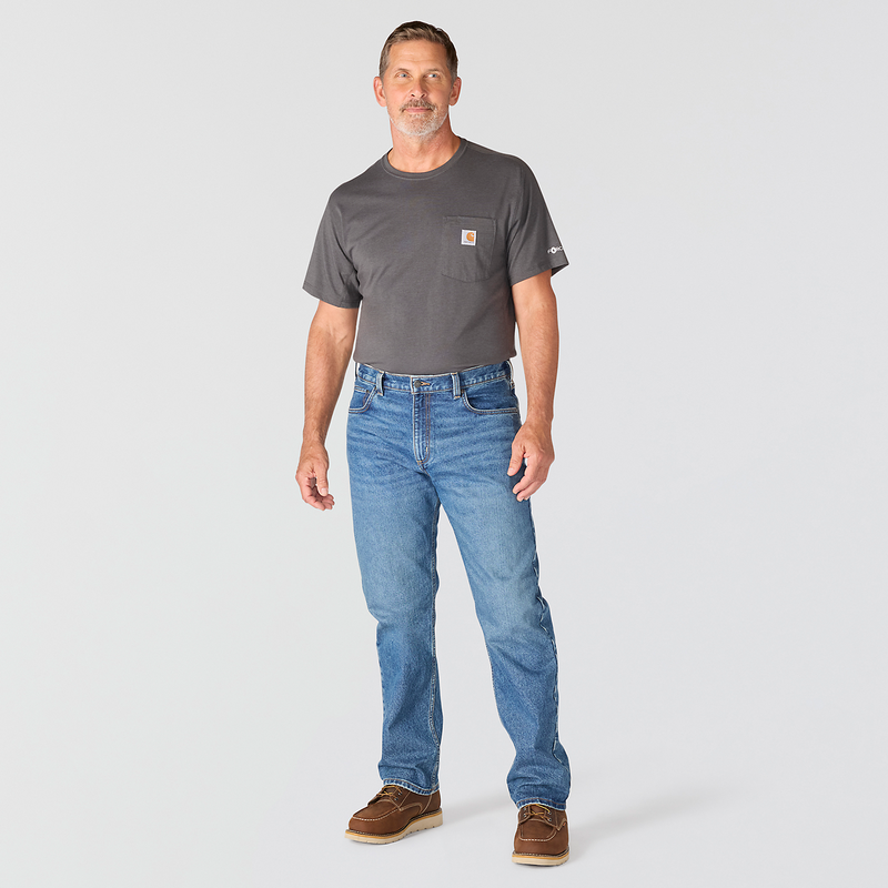 Load image into Gallery viewer, Carhartt Men's Loose Straight Rugged Flex® Jeans Ferrous 106988-HR2
