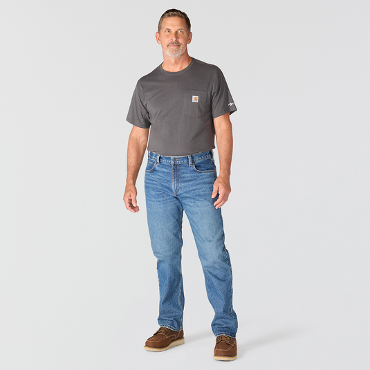 Carhartt Men's Loose Straight Rugged Flex® Jeans Ferrous 106988-HR2