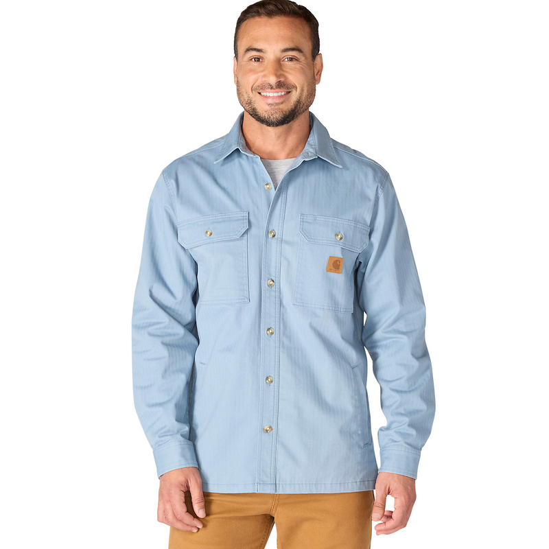 Load image into Gallery viewer, Carhartt Men's Newcastle Long Sleeve Shirt Jac Rolling Thunder 107307-EC3
