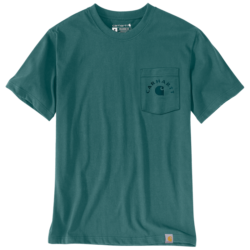 Load image into Gallery viewer, Carhartt Men's Irvine Relaxed Work T-Shirt Transformative Teal 107317-G03
