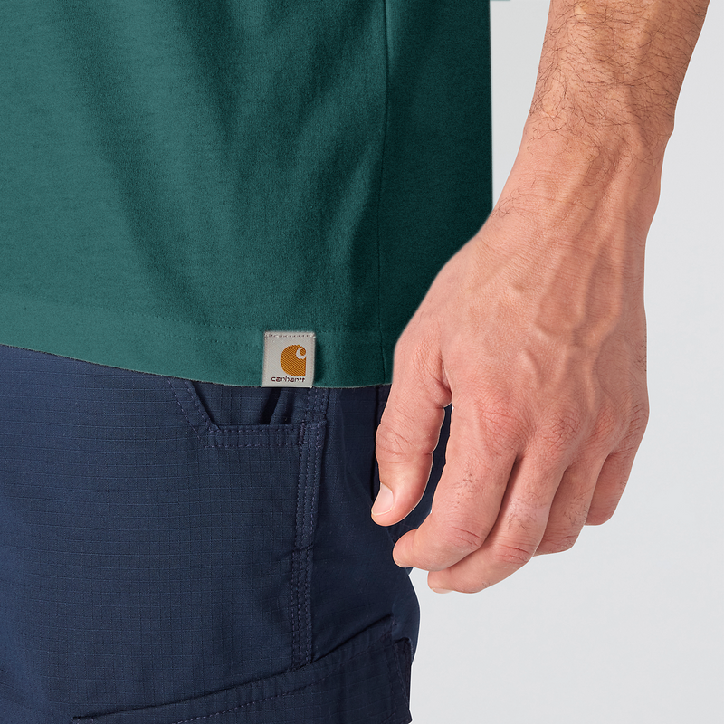 Load image into Gallery viewer, Carhartt Men's Irvine Relaxed Work T-Shirt Transformative Teal 107317-G03
