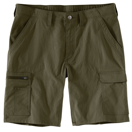 Carhartt Men's Relaxed Ripstop Cargo Shorts Burnished Logs 107330-GN6