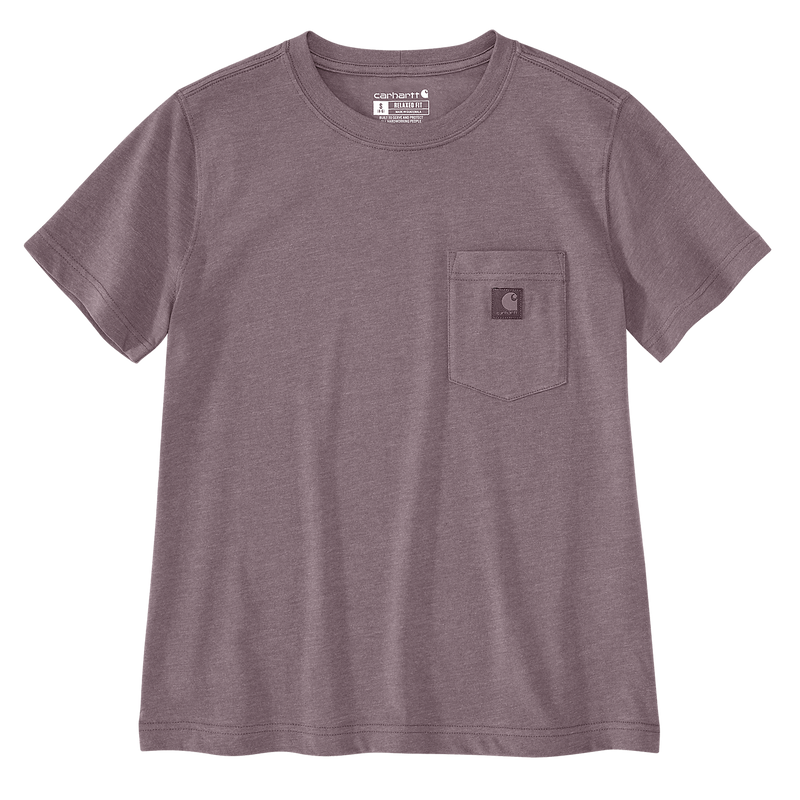 Load image into Gallery viewer, Carhartt Women's Irvine Relaxed T-Shirt Ash Berry Heather 107391-V96
