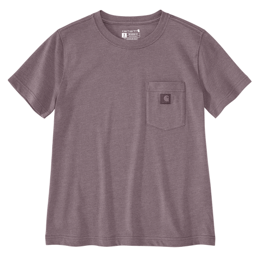 Carhartt Women's Irvine Relaxed T-Shirt Ash Berry Heather 107391-V96