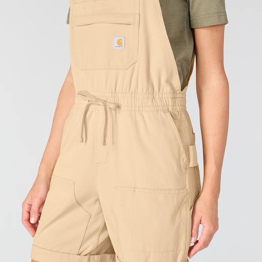 Carhartt Women's Force Ripstop Shortall Classic Beige 107398-A49
