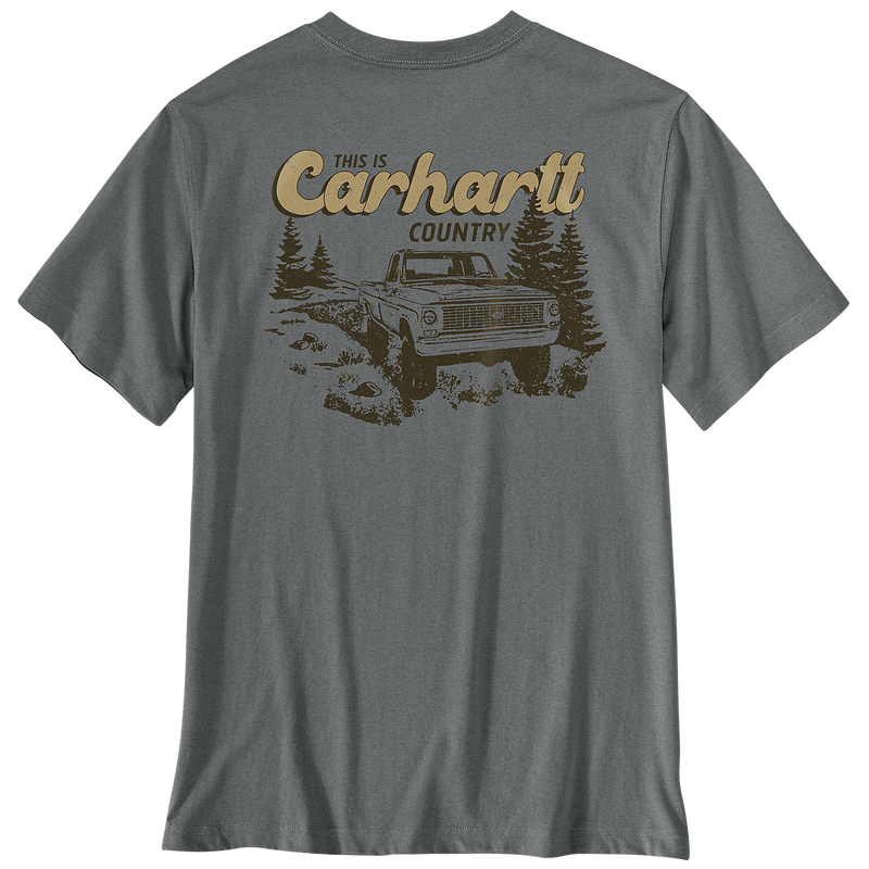 Load image into Gallery viewer, Carhartt Men's Relaxed Fit Lightweght Pocket T-Shirt Basil Heather 107455-E87
