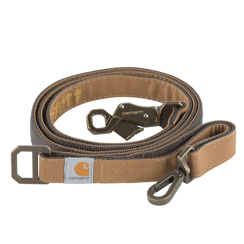 Load image into Gallery viewer, Carhartt Nylon Duck Dog Leash Dark Brown P0000347-201
