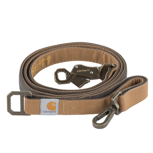 Carhartt Nylon Duck Dog Leash Dark Brown P0000347-201