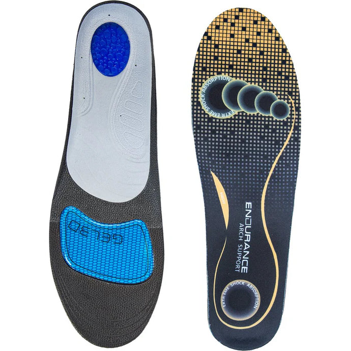 Endurance Unisex Anti-Slip Arch Support High Insole Black E184363-1001