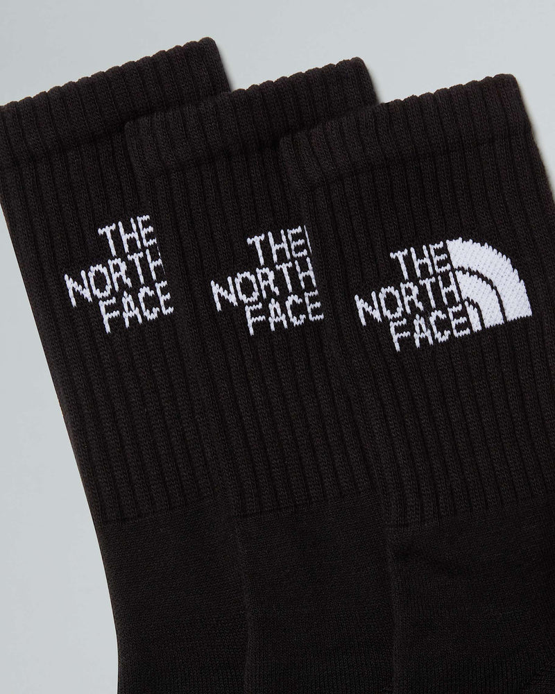 Load image into Gallery viewer, The North Face Unisex Everyday Standard Crew Socks (3-Pack) TNF Black NF0A8EKXJK3
