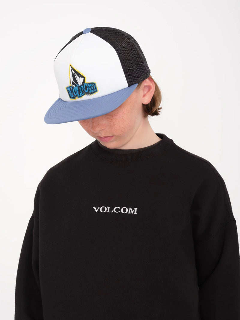 Load image into Gallery viewer, Volcom Kid&#39;s Sticker Stamp Hat Stone Blue F5512430_SNB
