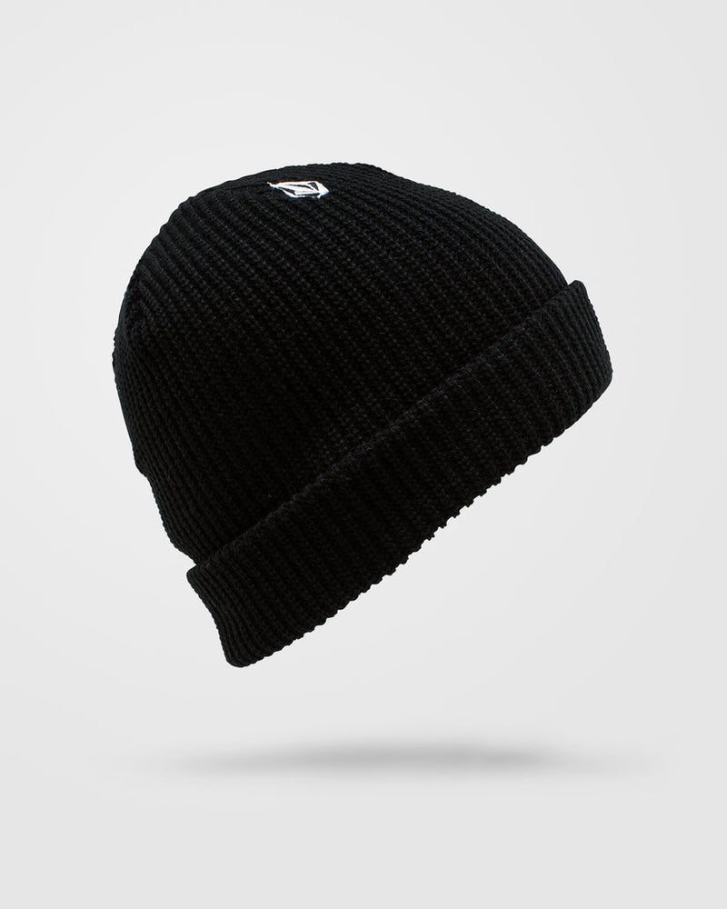 Load image into Gallery viewer, Volcom Kids' Full Stone Beanie Black F5832601-BLK
