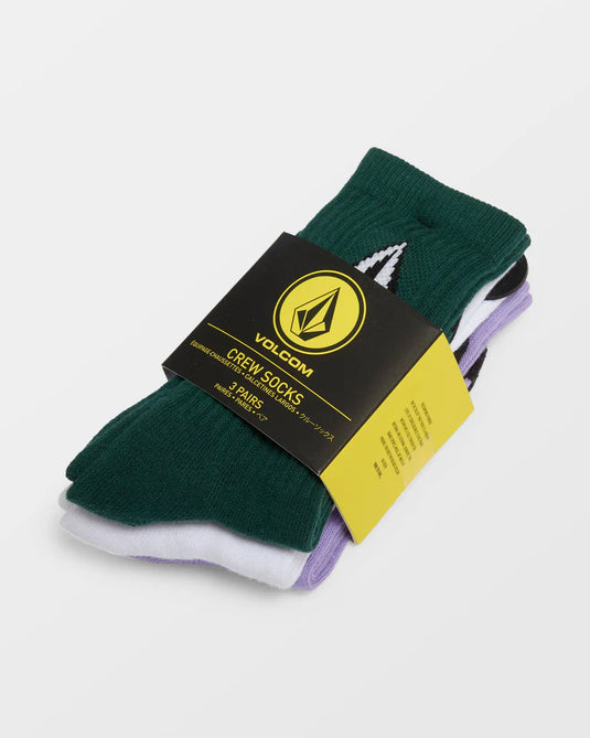 Volcom Kid's Full Stone Socks Multi F6312610_MLT