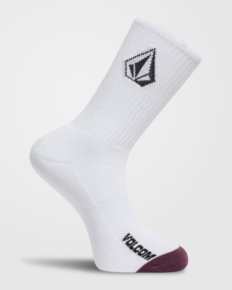 Load image into Gallery viewer, Volcom Kids' Full Stone Socks (3 pack) Multi F6332601-MLT
