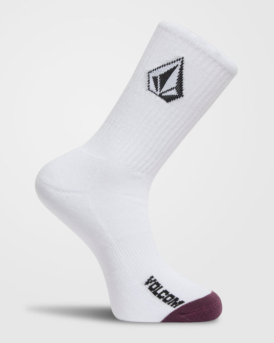 Volcom Kids' Full Stone Socks (3 pack) Multi F6332601-MLT