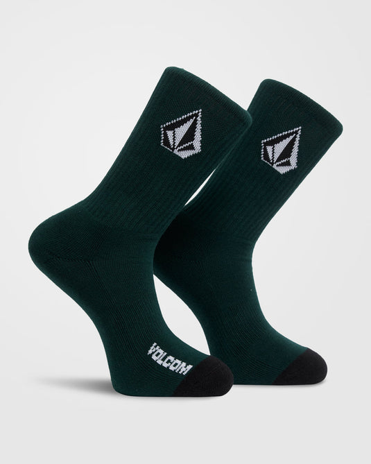 Volcom Kids' Full Stone Socks (3 pack) Multi F6332601-MLT