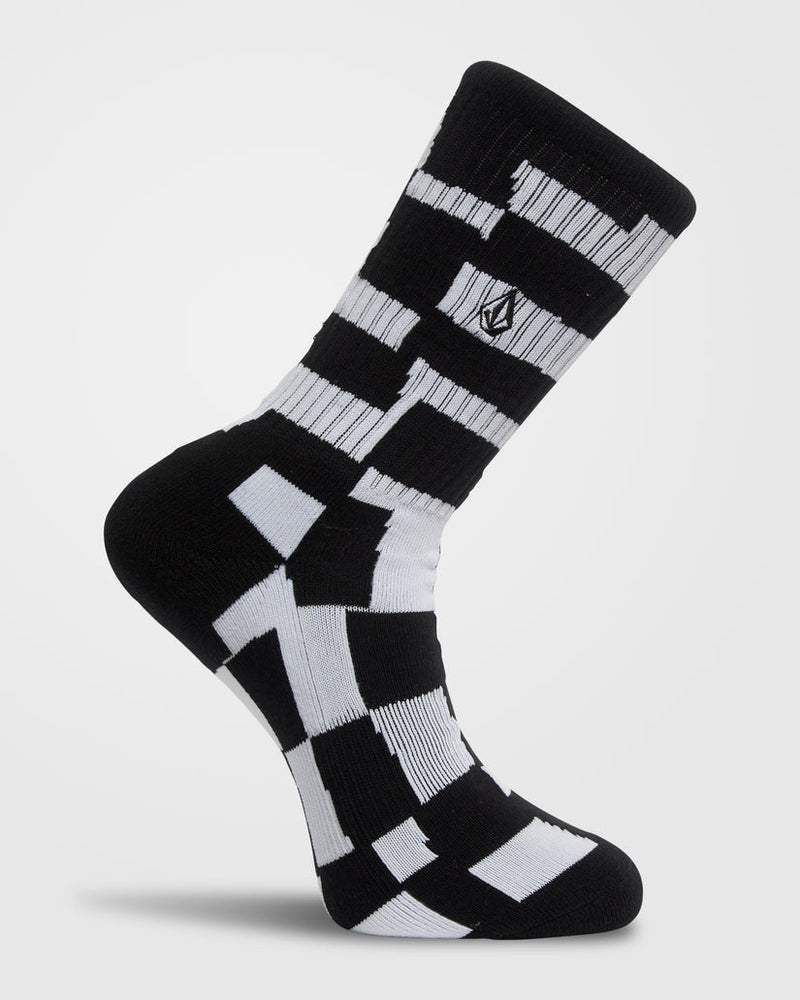 Load image into Gallery viewer, Volcom Kids' Carrau Youth Socks White F6332602-WHT
