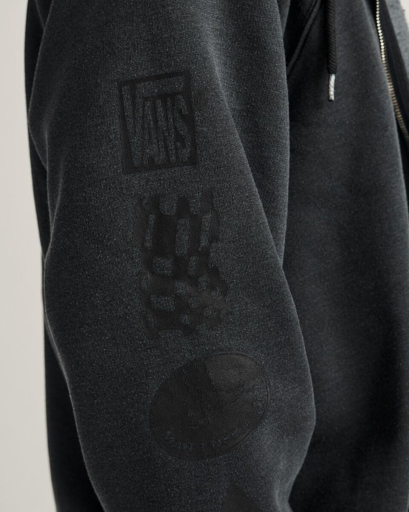 Load image into Gallery viewer, Vans Men&#39;s MTE TeamTeam Full Zip Hoodie Black VN000PJMBLK
