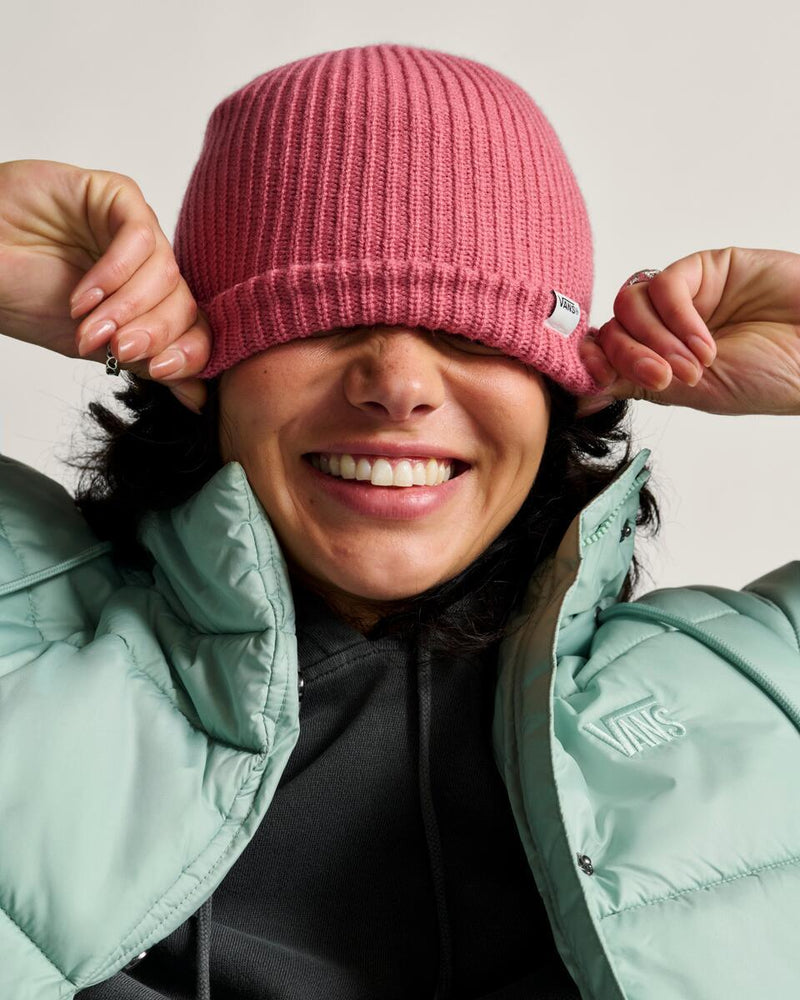 Load image into Gallery viewer, Vans Unisex Core Basic Cuff Beanie Mauvewood Pink VN000QB4ZRY
