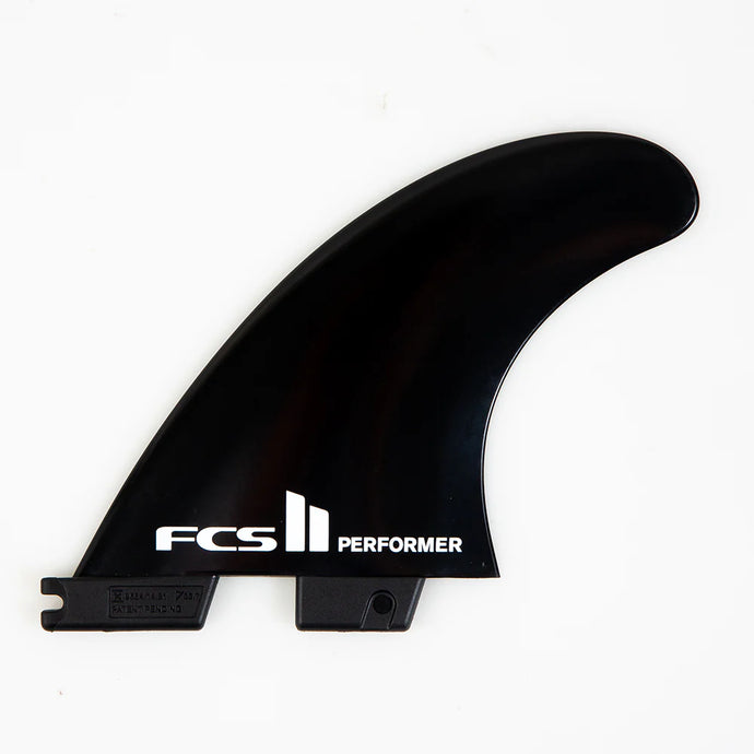 FCS II Performer Medium Tri Retail Fins Black FPER-BK01-MD-TS-R