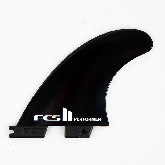 FCS II Performer Medium Tri Retail Fins Black FPER-BK01-MD-TS-R