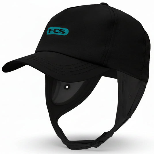 FCS Unisex Essential Truckers Wet Cap Black/Teal AETW-02-BLT
