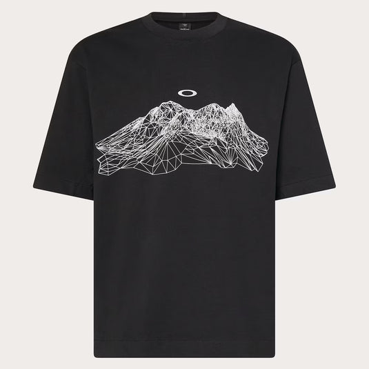 Oakley Men's Wired Mtn ScapeT-Shirt Blackout FOA406858-02E